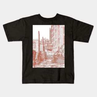 THE TOWN OF RAMSGATE PUB WAPPING LONDON Kids T-Shirt